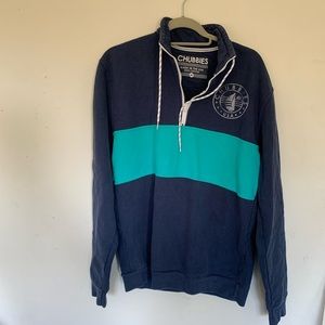 Chubbies sweatshirt quarter zip
